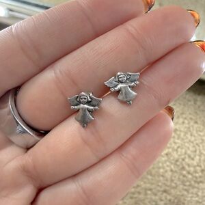 James avery retired angel earrings